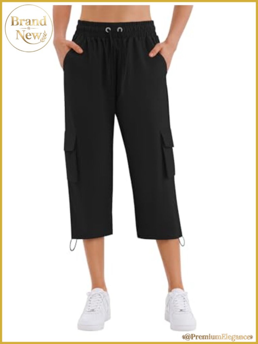 Women's Quick Dry Hiking Cargo Capris with Pockets